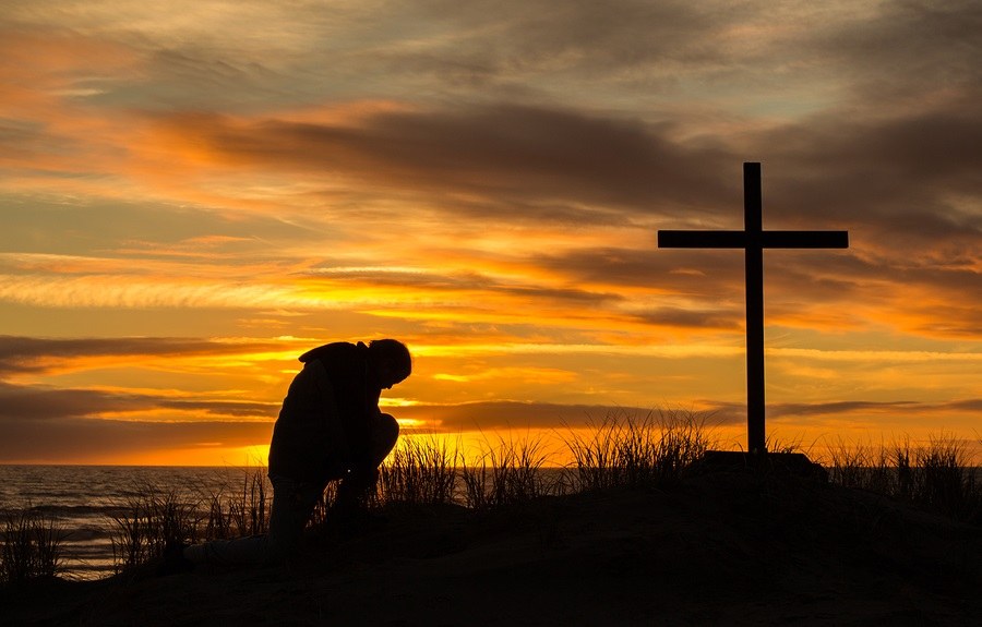 Sunset Man Of Prayer