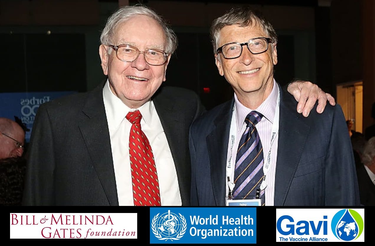 Bill Gates with his mentor Warren Buffet. 